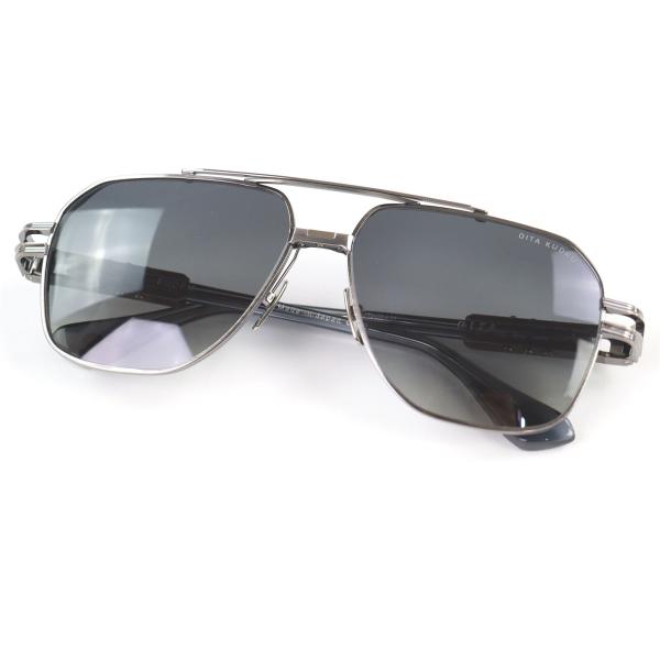 極美品□DITA ディータ DTS436 KUDRU ツーブリッジ サングラス ガン