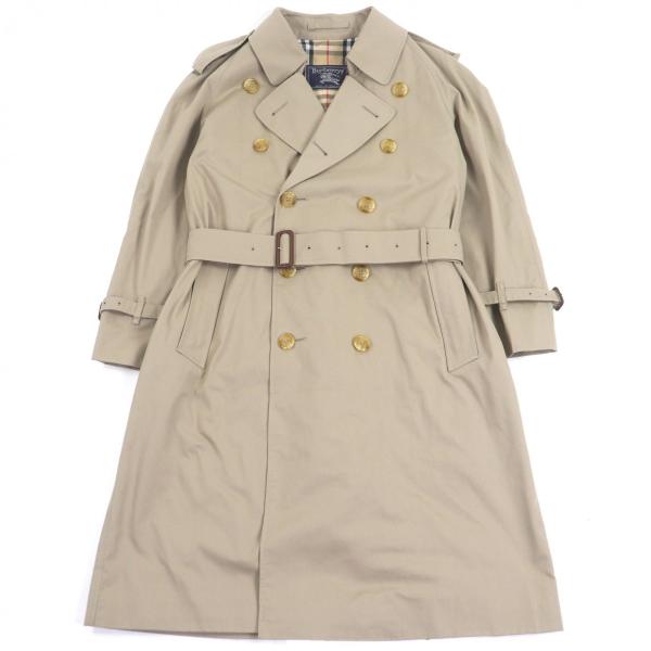 バーバリー　トレンチコート　ノバベージュ　英国製 ビンテージ　コットン100 極美品□Burberrys バーバリー ヴィンテージ 裏ノバチェック柄