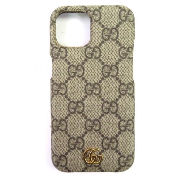 GUCCI（グッチ） 極美品◇GUCCI 763787 Gスプリーム GGロゴゴールド
