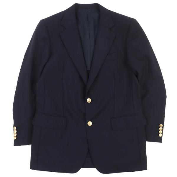 極美品△BURBERRY LONDON バーバリーロンドン ウール モヘア 金ボタン