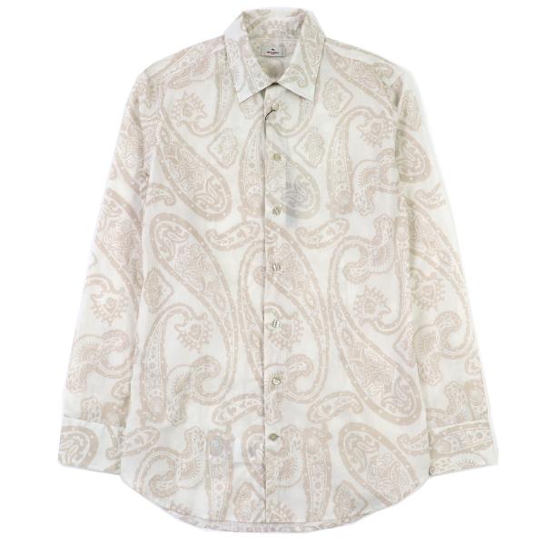 ETRO（エトロ） 未使用品△ETRO 23SS コットン100% ペイズリー柄 ロゴ