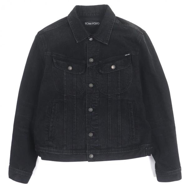 極美品▽TOM FORD トムフォード 2024年製 DJI001 DMC061S25 レザー