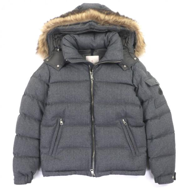 MONCLER（モンクレール） 美品▽MONCLER 19-20AW ALLEMAND レザーロゴ