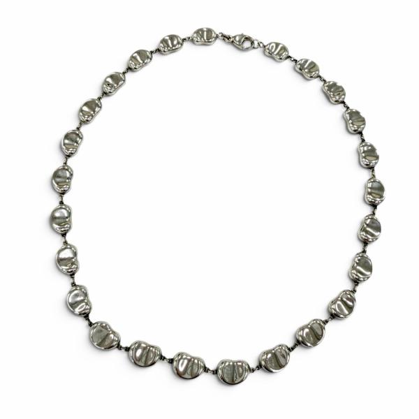 美品 ティファニー エルサペレッティ ビーンズ ネックレス シルバー 925 TIFFANY&Co.（ティファニー） 美品☆TIFFANY&Co. エルサペレッティ