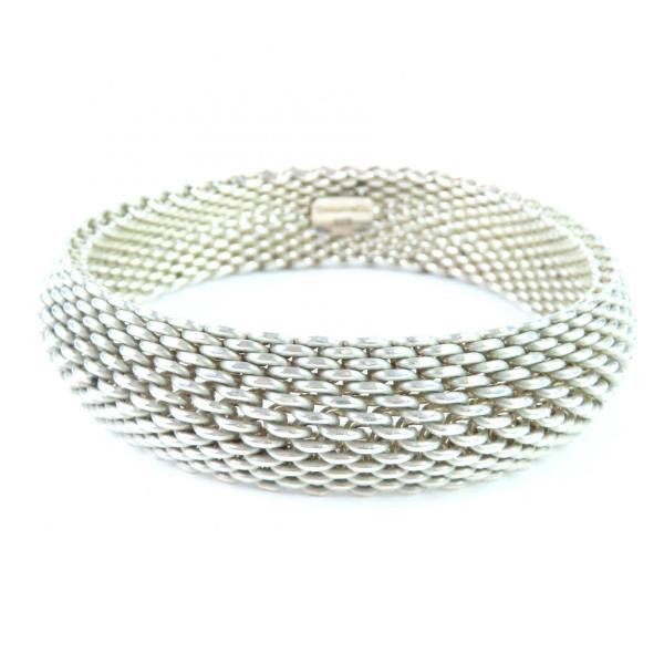 Tiffany & Co. シルバーバングル（S・箱付き） TIFFANY&Co.（ティファニー） 極美品◇TIFFANY&Co. サマセット