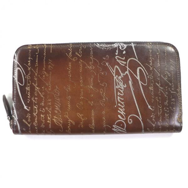 未使用品▽BERLUTI ベルルッティ 2024年製 イタウバ レザー