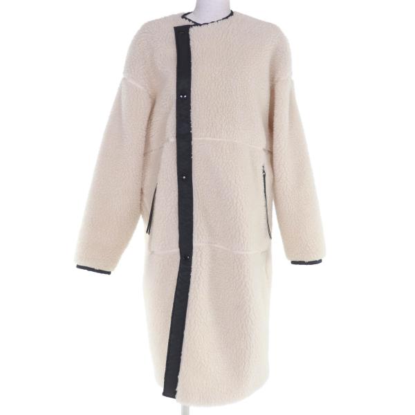 極美品◇HYKE ハイク 182-17175 FAUX SHEARLING COAT フェイクムートン