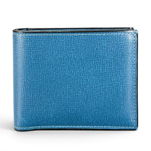 美品◆定価9.2万◆Valextra◆カーフスキン 三つ折り財布 イタリア製 黒 Valextra（ヴァレクストラ） 美品△Valextra グレインカーフ