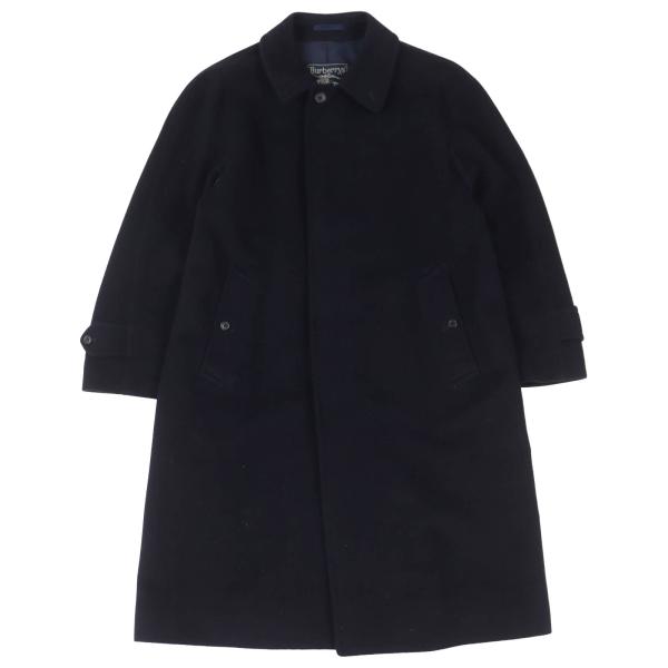 90s ヴィンテージ Burberry カシミアステンカラーコート バーバリー 美品△Burberrys バーバリー ヴィンテージ ウール カシミヤ ロング
