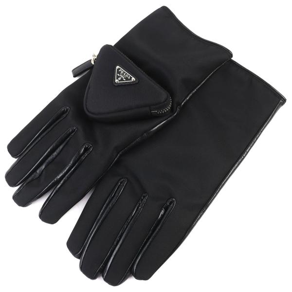 PRADA（プラダ） 美品△PRADA 2GG137トライアングルロゴポーチ RE