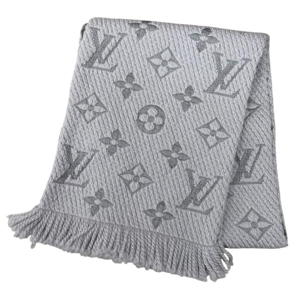 ルイヴィトン エシャルプ ロゴマニア マフラー グリペルル M74742 正規品 LOUIS VUITTON（ルイ・ヴィトン） 美品◇LOUIS VUITTON M74742