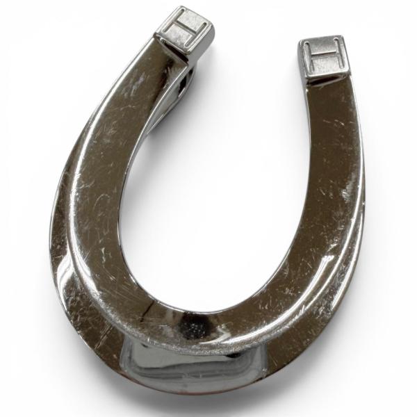 HERMES（エルメス） 良品□HERMES Hロゴ ホースシュー 馬蹄具 札ばさみ