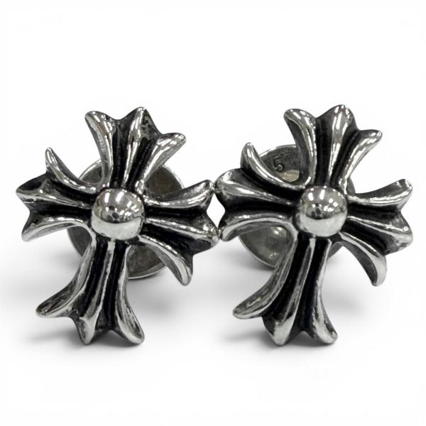 P*a様 クロムハーツCH CRSS 2 FAT CHクロスファットスタッド ピ 美品▽CHROME HEARTS クロムハーツ No2 CH CRS FAT CHクロス ファット