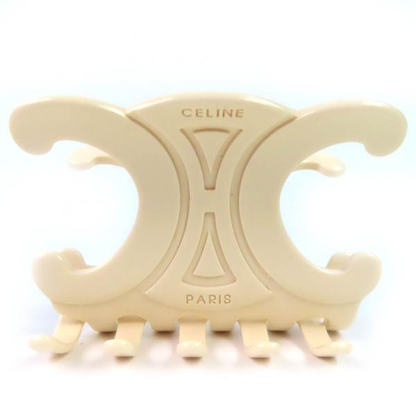 CELINE（セリーヌ） 極美品△CELINE 46Y856IAS ラージ ヘアクロー