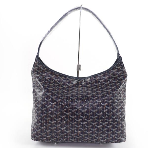 未使用品☆GOYARD ゴヤール ボエム ホーボーバッグ ゴヤールディンキャンバス ポーチ付 ショルダーバッグ ネイビー 保存袋付き レディース GOYARD（ゴヤール） 未使用品☆GOYARD ボエム ホーボーバッグ ゴヤール
