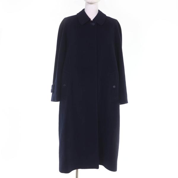 【良品】バーバリー　カシミヤ100% ロングコート　裏地ロゴ総柄　オーバーサイズ BURBERRY（バーバリー） 美品☆Burberrys カシミヤ100％ 裏地ロゴ総柄