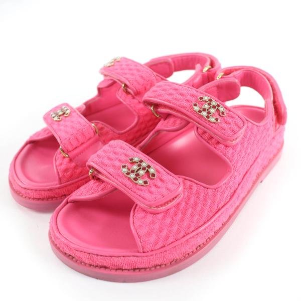 CHANEL（シャネル） 美品☆CHANEL 22SS G35927 レザー使い ココマーク