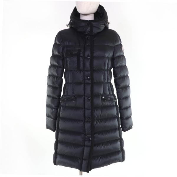 新品同様タグ付　モンクレール　エルミンヌ　HERMINE ブラック　サイズ2 MONCLER（モンクレール） 美品☆MONCLER HERMINE エルミンヌ ロゴ