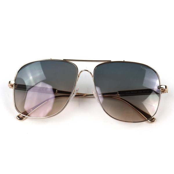 ブラピ同型同色　トムフォード15年前のサングラス 美品△TOM FORD トムフォード TF669 28B Jude ジュード ツーブリッジ