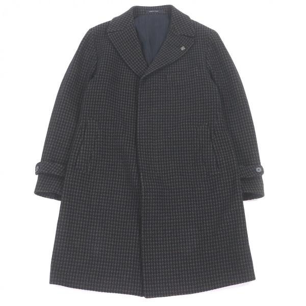 極美品□TAGLIATORE タリアトーレ THOMAS ラペルピン 千鳥格子柄 比翼