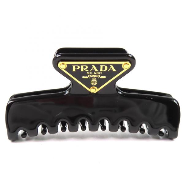 PRADA（プラダ） 極美品△PRADA 1IF103 トライアングルロゴ ヘア