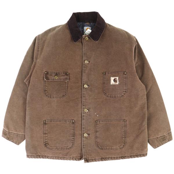 【美品】90s カーハート ミシガンチョアコート XL フード 付き USA製 ドンドン見直し】良品△carhartt カーハート ヴィンテージ ミシガン