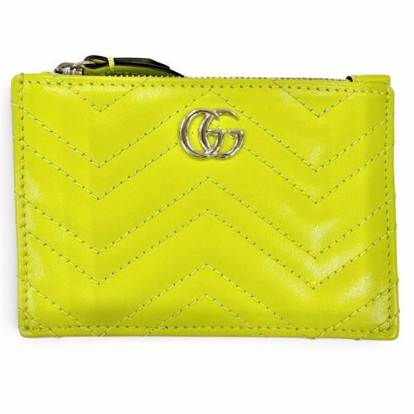 GUCCI（グッチ） 極美品☆GUCCI 837747 GGマーモント ダブルG レザー