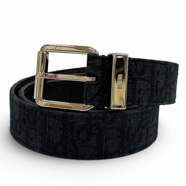Dior HOMME 美品▽DIOR ディオール オム キャンバス レザー オブリーク