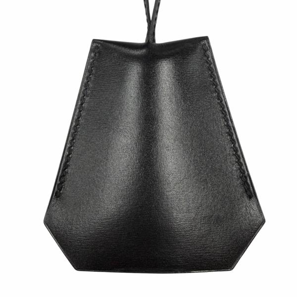 1977年製 美品 エルメス ヴィンテージ レディース ブラック レザー HERMES（エルメス） 極美品◇HERMES ヴィンテージ シルバー金具