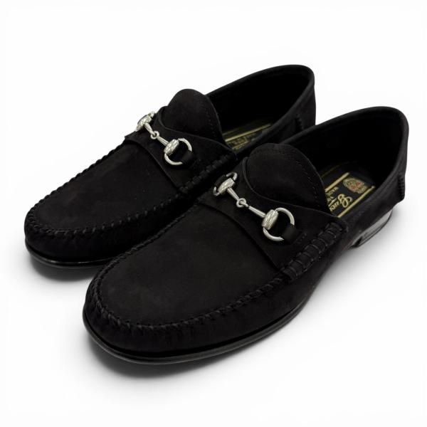 GUCCI（グッチ） 未使用品◇GUCCI 1953 ヌバック ホースビット レザー