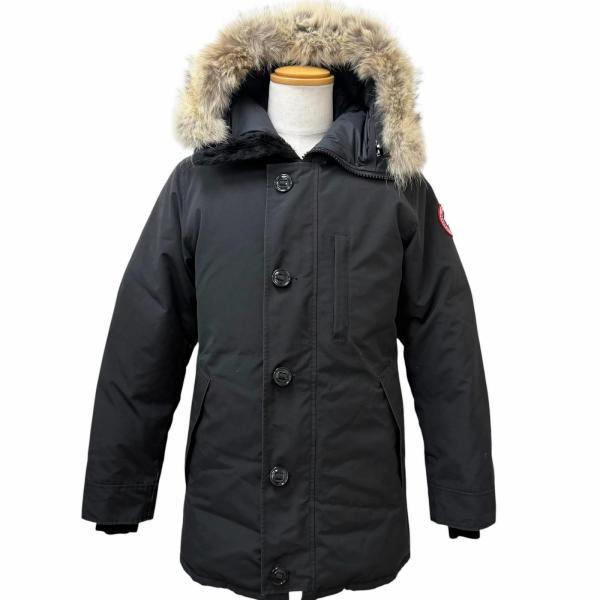 ITSQZI6LX6U0 国内正規品 カナダグース ジャスパー 3438JM コヨーテ ファー ダークグレー サイズ S CANADA GOOSE（カナダグース） 良品□CANADA GOOSE 3438JM JASPER