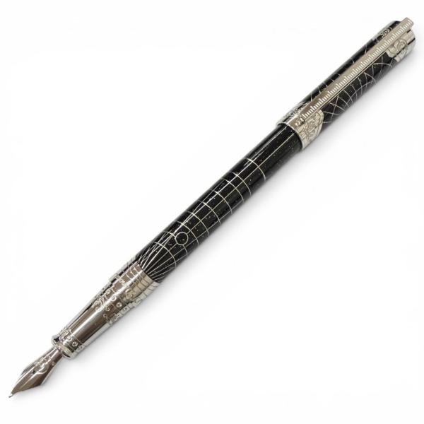 極美品□Dupont デュポン Shoot the Moon シュート ザ ムーン プレミアム 月世界旅行 ペン先18K Mニブ 0300/1865 万年筆 フランス製