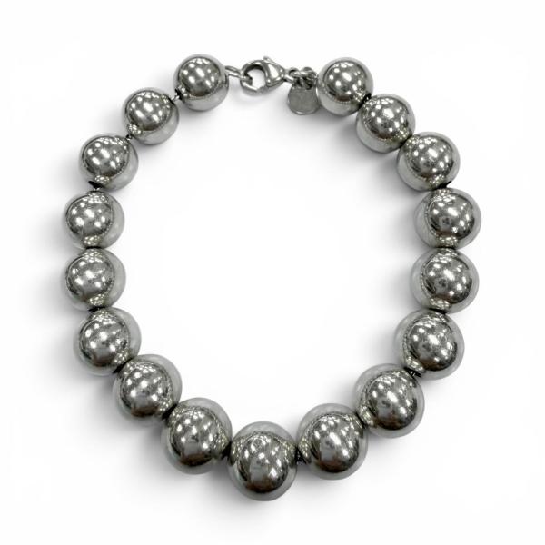 Tiffany & Co. ムーンモチーフ ブレスレット 925 TIFFANY&Co.（ティファニー） 美品▽TIFFANY&Co. ハードウェアボール