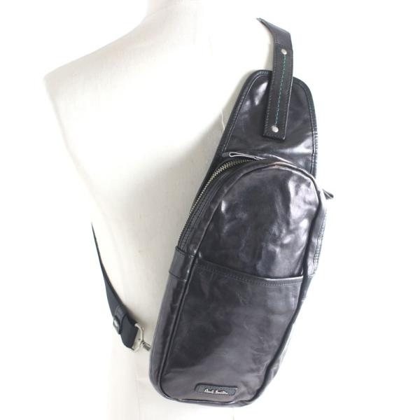 ドンドン見直し 牛革 Paul Smith ポールスミス メタルプレート カウスキンレザー ワンショルダー ボディバッグ ブラック メンズ Buyee Servis Zakupok Tretim Licom Buyee Pokupajte Iz Yaponii
