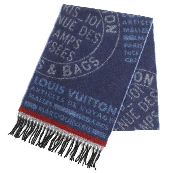 ✨️極美品 箱付き ルイヴィトン エシャルプ シティールイ マフラー カシミヤ混 ルイヴィトン LOUIS VUITTON エシャルプ・シティールイ ウール