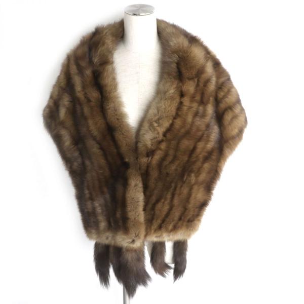 極美品▽Guy Laroche ギラロッシュ SABLE ロシアンセーブル 房付き 本 