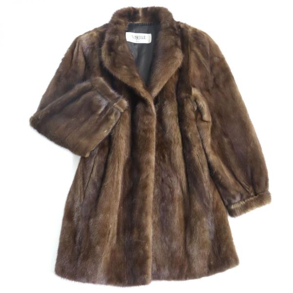 d*9様 VISELLE　SAGA　MINK　ミンク　毛皮　セミロング　コート brand-td-store_g104-st30317-0504