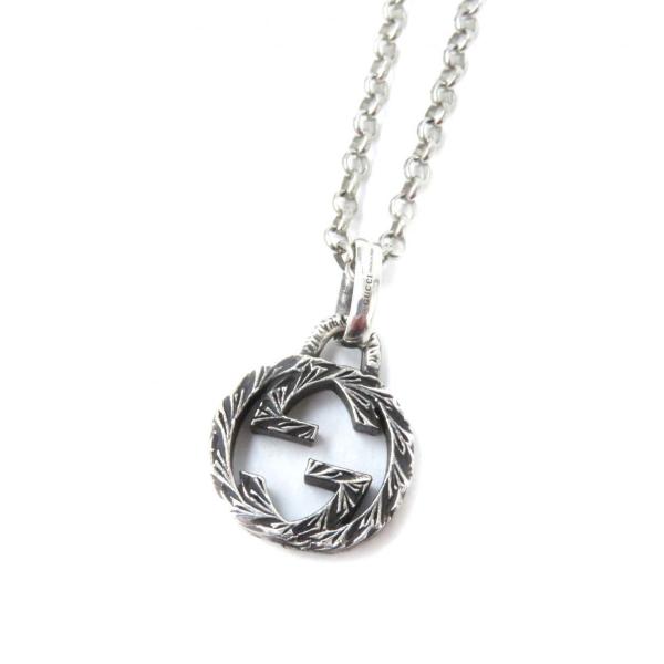 極美品☆GUCCI グッチ インターロッキングG アラベスク Ag925 チェーン