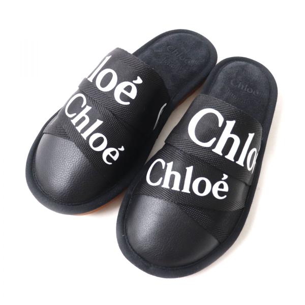 Chloe 未使用品☆Chloe クロエ CHC21A489 WOODY ウッディ ロゴ入り 
