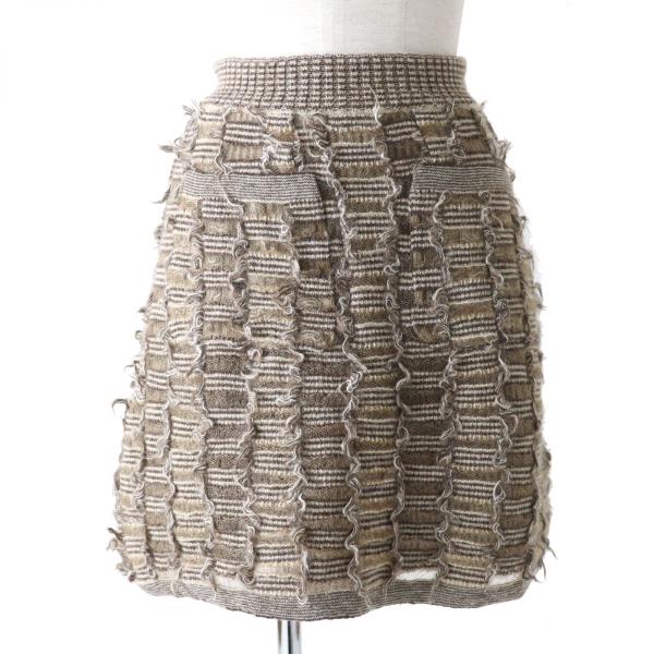 美品CHANELシャネルツイード2021 チェックスパンコールスカート