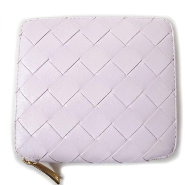 【BOTTEGA】イントレチャート ラウンドファスナー 美品 BOTTEGA VENETA 並行輸入 ボッテガヴェネタ 長財布(ラウンド