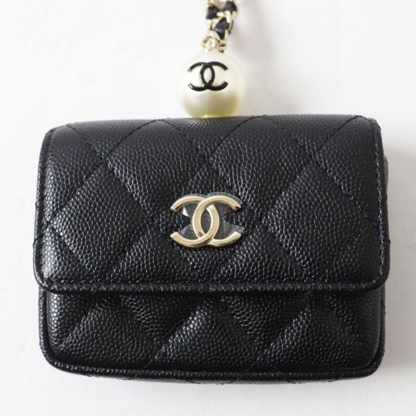 CHANEL 未使用◎伊製 シャネル AP2119 キャビアスキン
