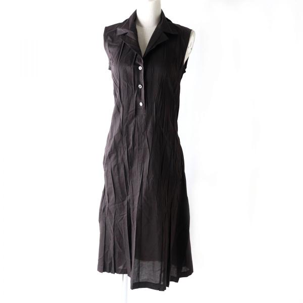 極美品◎正規品 日本製 プリーツプリーズ PP93-PH973 レディース シワ  