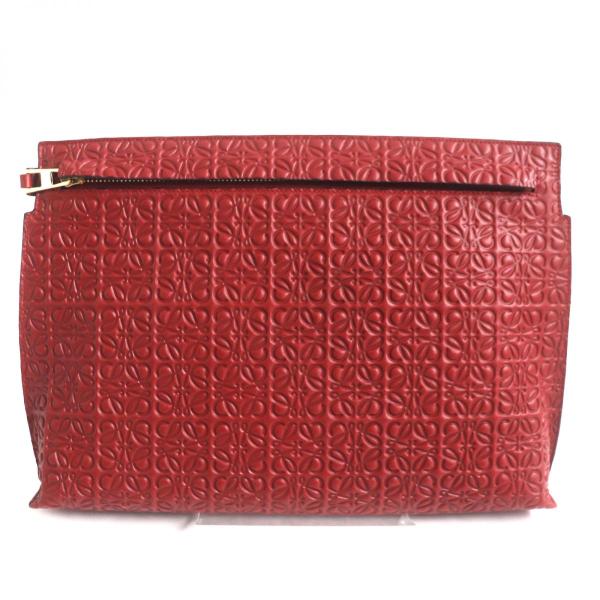 LOEWE 極美品▽LOEWE ロエベ リピート アナグラム レザー LOEWE 極美品▽LOEWE ロエベ リピート アナグラム レザー