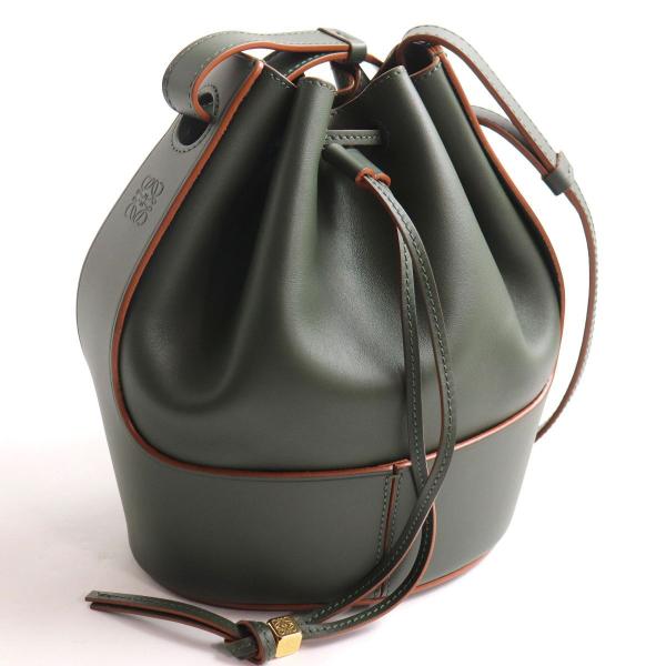 美品▽LOEWE ロエベ バルーン スモール アナグラム刻印入り レザー