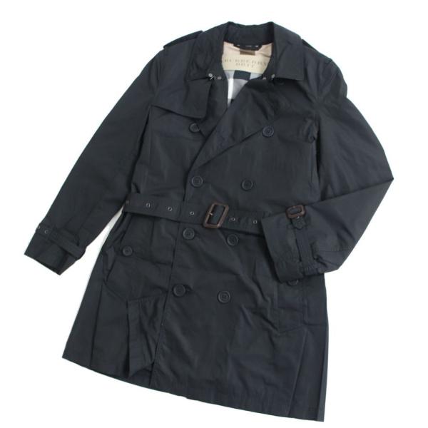 良品◎BURBERRY BRIT バーバリーブリット 裏地ノバチェック柄 トレンチ