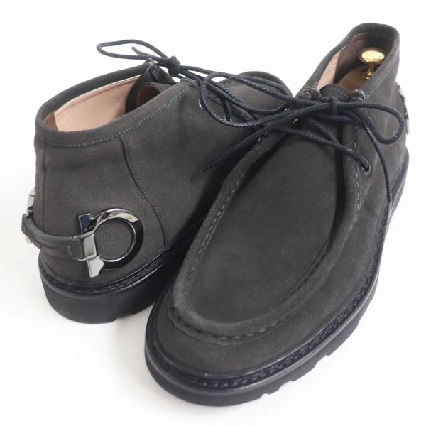 Salvatore Ferragamo◇ダブルガンチーニ/ヌバックレザー/チロリアン