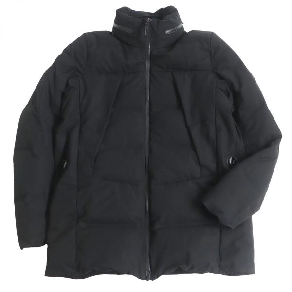 美品□デサントオルテライン 水沢ダウン DOR-G9108 BOAクロージャー WZIP フード入り ダウンジャケット ブラック L 日本製 正規品 メンズ brand-td-store_t03-st31130