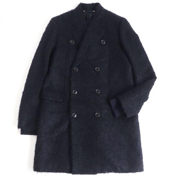 【美品】ポールスミス イタリア製 アルパカ モヘヤ チェスターコート Lサイズ Paul Smith 美品□Paul Smith/ポールスミス モヘア・アルパカ混
