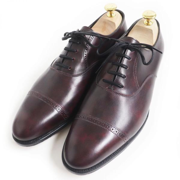 新品】JOHN LOBB エドワード バーガンディ スリッポンシューズ